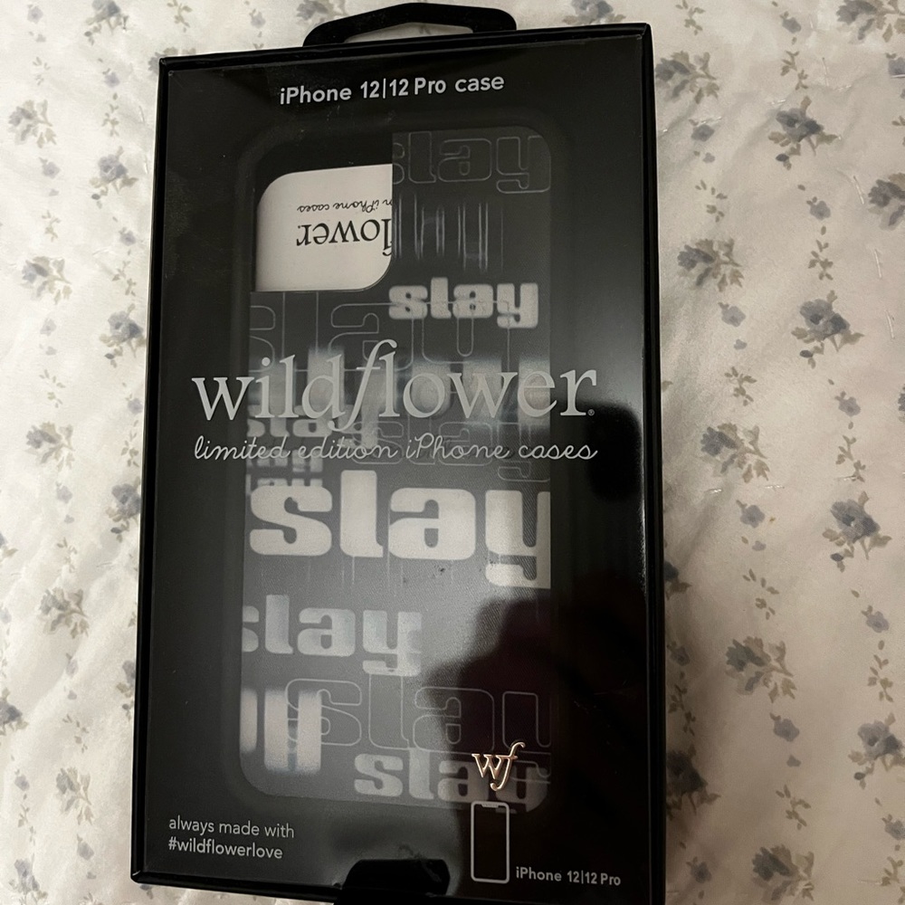 Wildflower IPhone 12/12 pro slay case